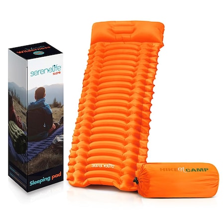 Serenelife Orange Ultralight Sleeping Pad SLCPO